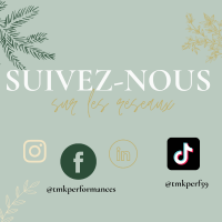 Suivez nous sur nos différents réseaux sociaux !