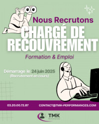 Devenez Chargé de recouvrement ! 