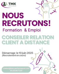 Devenez Conseiller Relation Client à Distance 